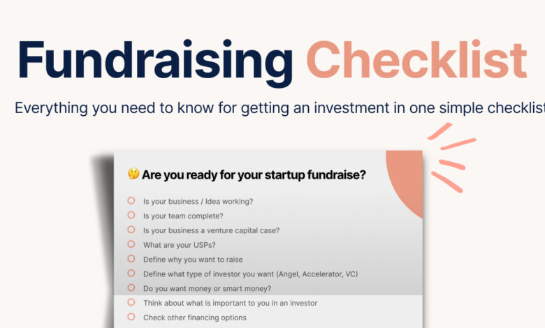 fundraising checklist
