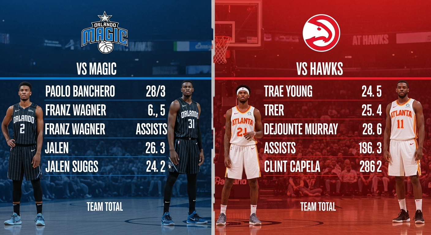 Orlando Magic vs Atlanta Hawks Match Player Stats